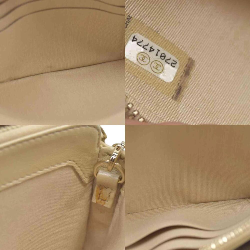 Chanel Canvas Small Rectangular Leather Chain Clu… - image 7